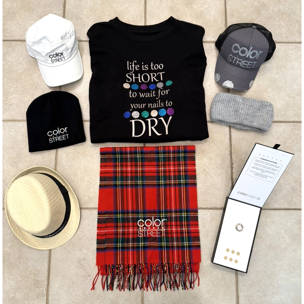 Color Street Swag bundle - lot - Show off your Color Street Pride!